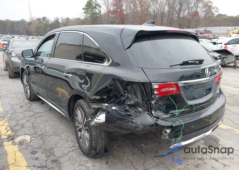 2018 Acura Mdx Technology Package Acurawatch Plus Pkg z USA, uszkodzony, nr VIN 5J8YD4H54JL024477